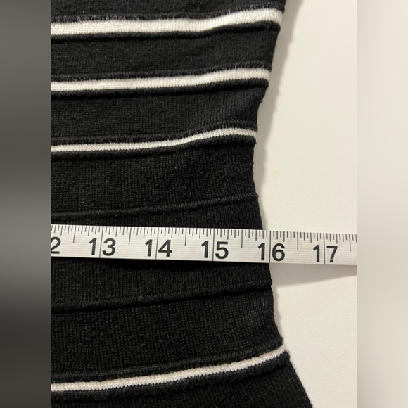 Eliza J striped sweater dress sz L - Picture 7 of 8